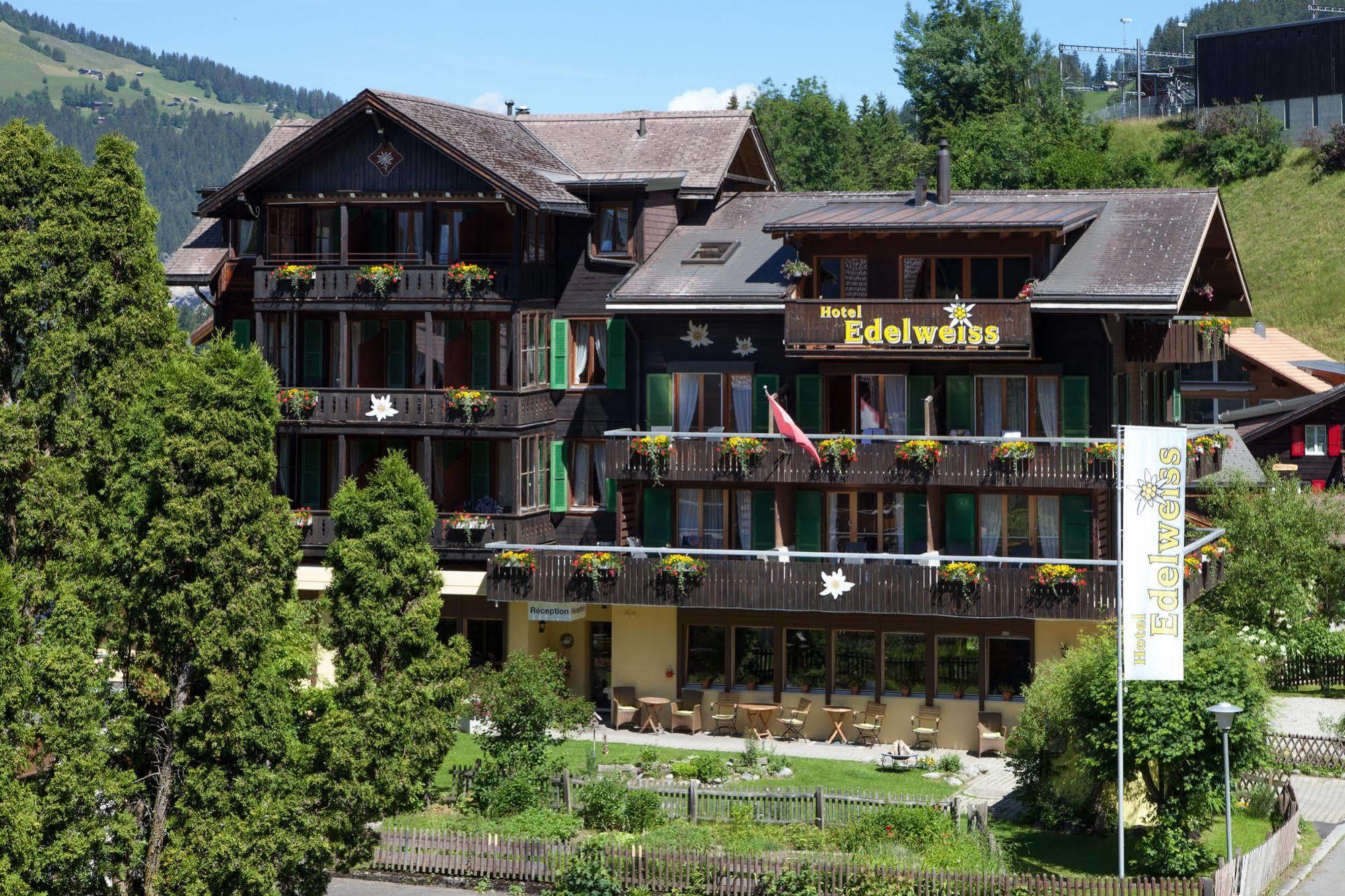 Hotel Edelweiss Венген Экстерьер фото